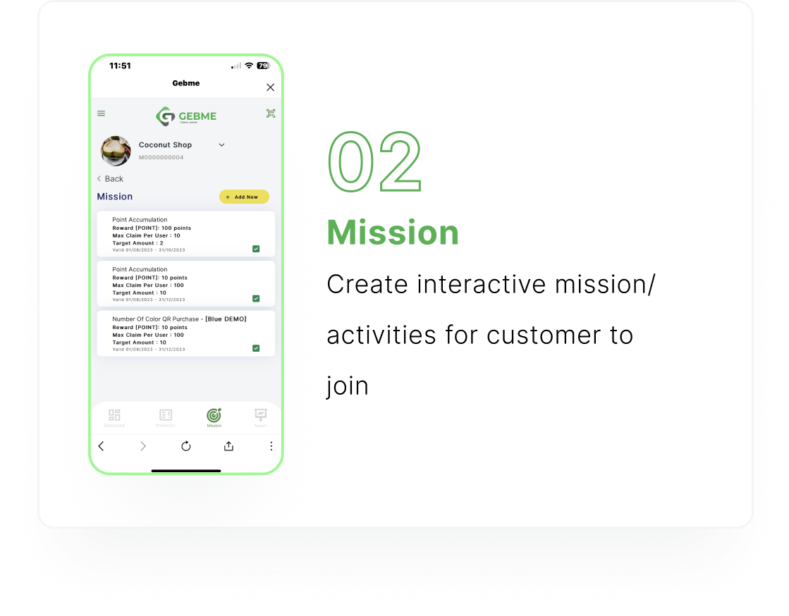 GEBME - Your trusted Loyalty Platform